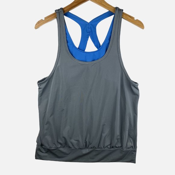 GAP Tops - GapFit Blue Grey Workout Tank Top